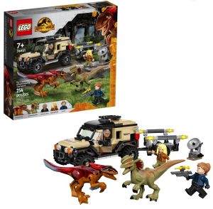 Lego 76951 De Transporte Del Pyrorraptor Y El Dilofosaurio De Jurassic World