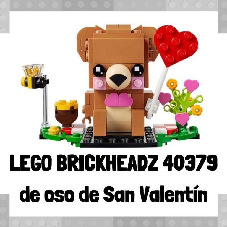 Lee más sobre el artículo Figura de LEGO Brickheadz 40379 de Oso de San Valentín