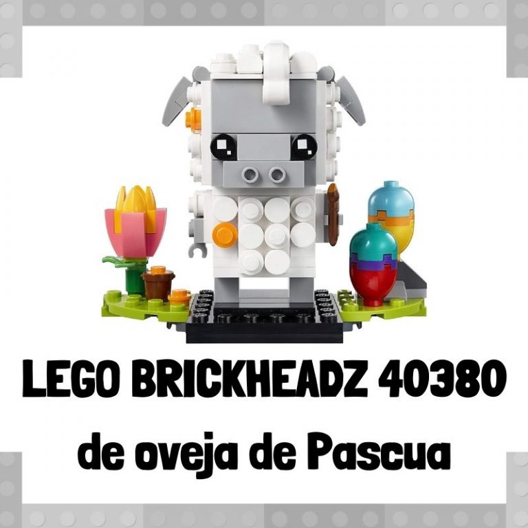 Lee mÃ¡s sobre el artÃ­culo Figura de LEGO Brickheadz 40380 de Oveja de Pascua