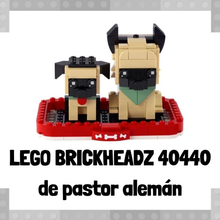Lee mÃ¡s sobre el artÃ­culo Figura de LEGO Brickheadz 40440 de Pastor AlemÃ¡n