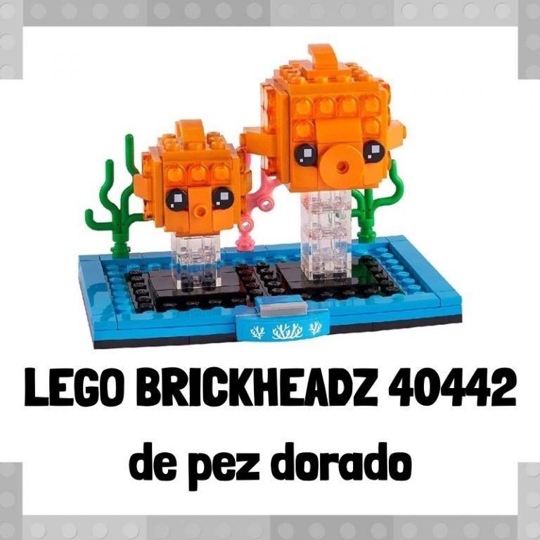 Lee mÃ¡s sobre el artÃ­culo Figura de LEGO Brickheadz 40442 de Pez dorado