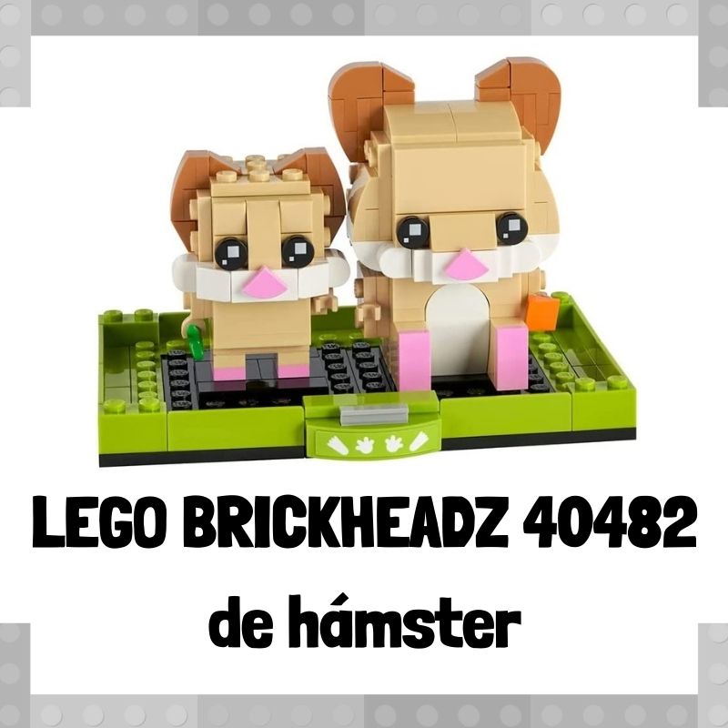 Lee mÃ¡s sobre el artÃ­culo Figura de LEGO Brickheadz 40482 de HÃ¡mster