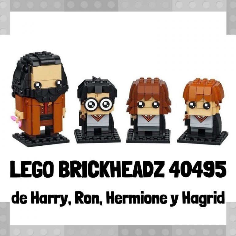Lee mÃ¡s sobre el artÃ­culo Figura de LEGO Brickheadz 40495 de Harry, Ron, Hermione y Hagrid