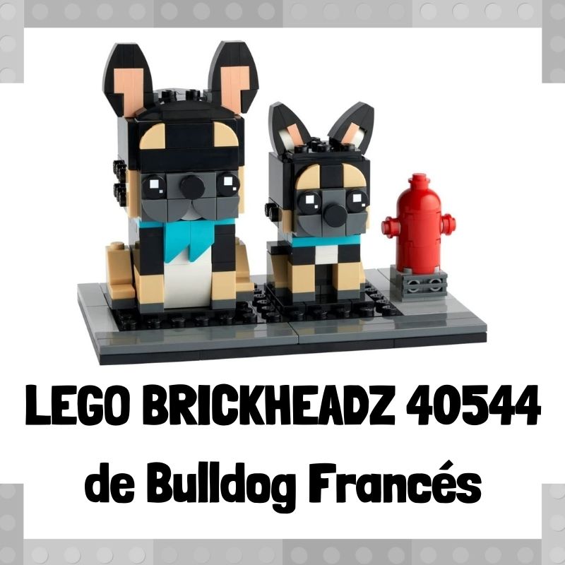 Lee mÃ¡s sobre el artÃ­culo Figura de LEGO Brickheadz 40544 de Bulldog FrancÃ©s