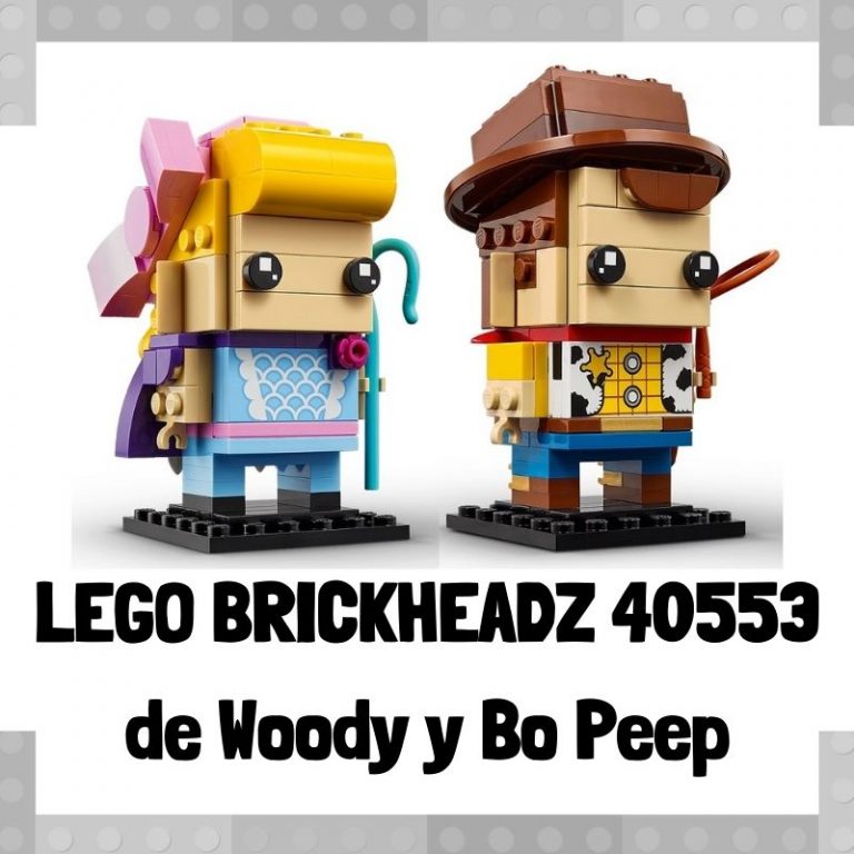 Lee mÃ¡s sobre el artÃ­culo Figura de LEGO Brickheadz 40553 de Woody y Bo Peep