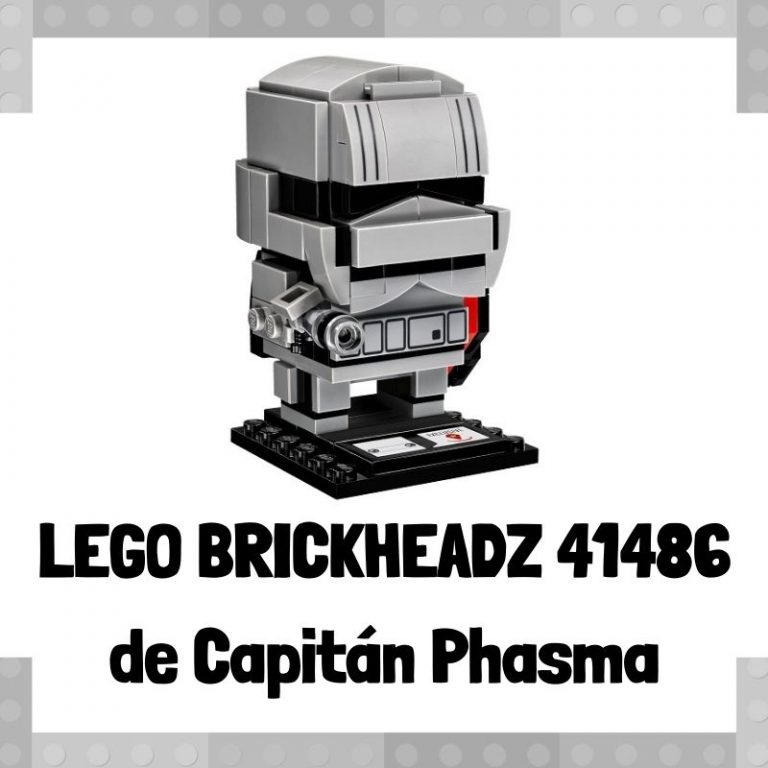 Lee mÃ¡s sobre el artÃ­culo Figura de LEGO Brickheadz 41486 de CapitÃ¡n Phasma