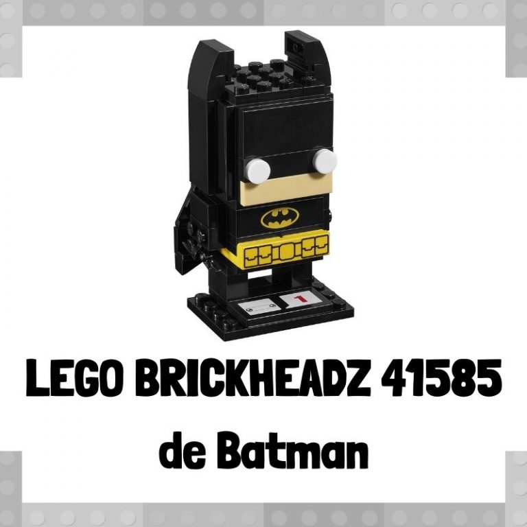 Lee m谩s sobre el art铆culo Figura de LEGO Brickheadz 41585 de Batman