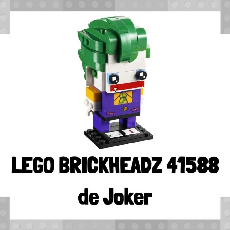 Lee m谩s sobre el art铆culo Figura de LEGO Brickheadz 41588 de Joker