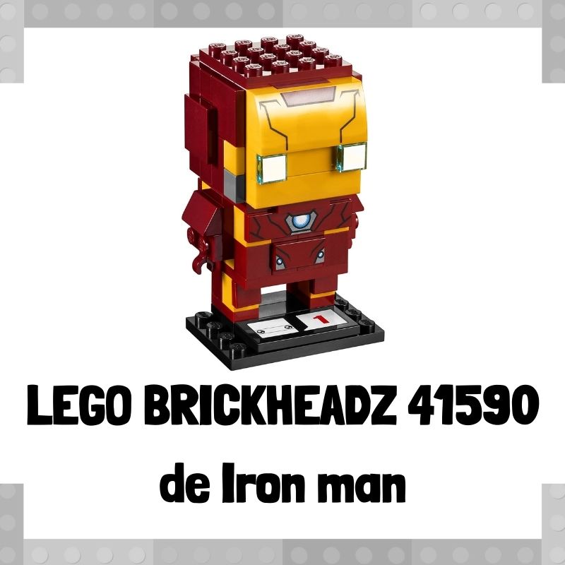Lee mÃ¡s sobre el artÃ­culo Figura de LEGO Brickheadz 41590 de Iron man