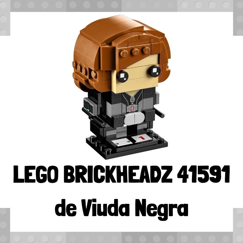 Lee mÃ¡s sobre el artÃ­culo Figura de LEGO Brickheadz 41591 de Black Widow