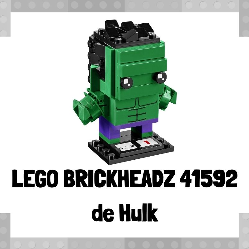 Lee m谩s sobre el art铆culo Figura de LEGO Brickheadz 41592 de Hulk