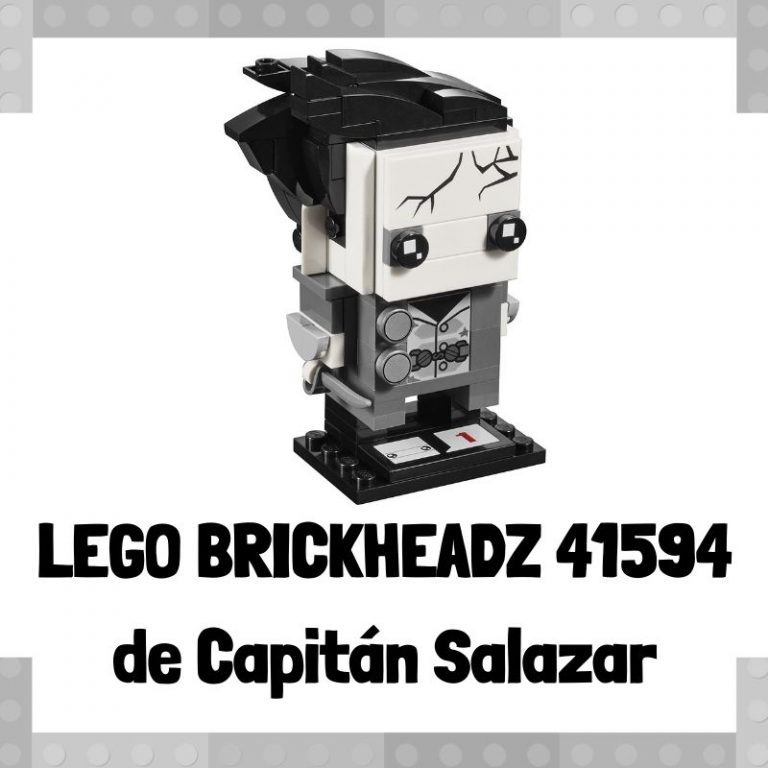 Lee más sobre el artículo Figura de LEGO Brickheadz 41594 de Capitán Armando Salazar