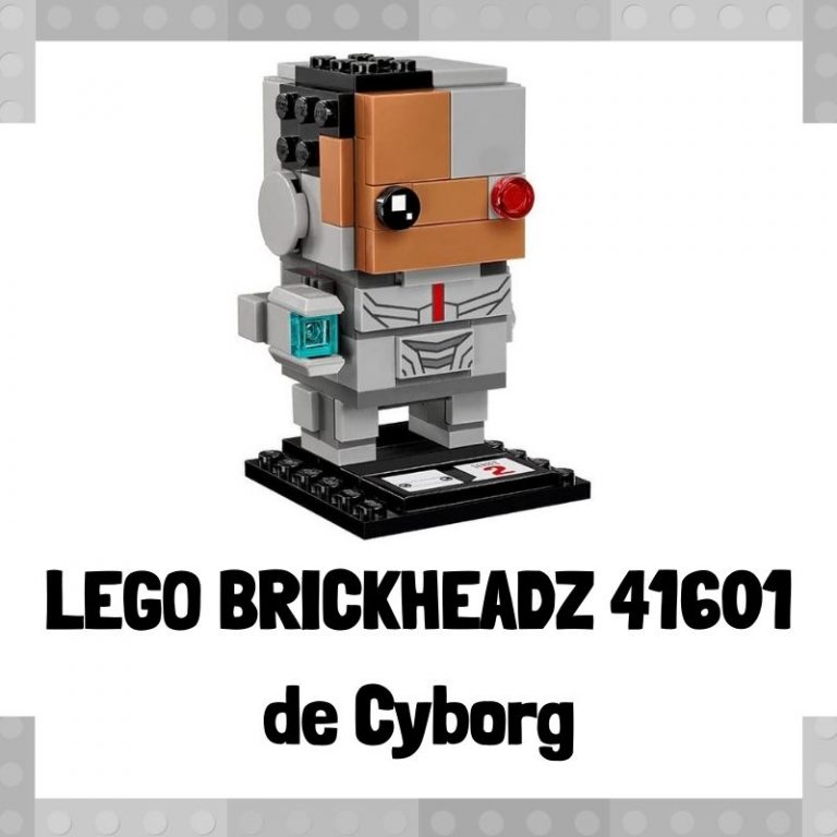 Lee m谩s sobre el art铆culo Figura de LEGO Brickheadz 41601 de Cyborg