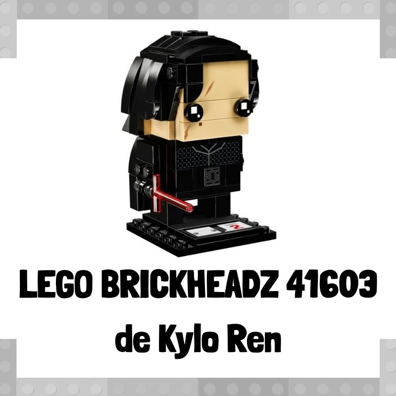 Lee mÃ¡s sobre el artÃ­culo Figura de LEGO Brickheadz 41603 de Kylo Ren