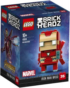 Lego Brickheadz 41604 De Iron Man Mk50 De Marvel