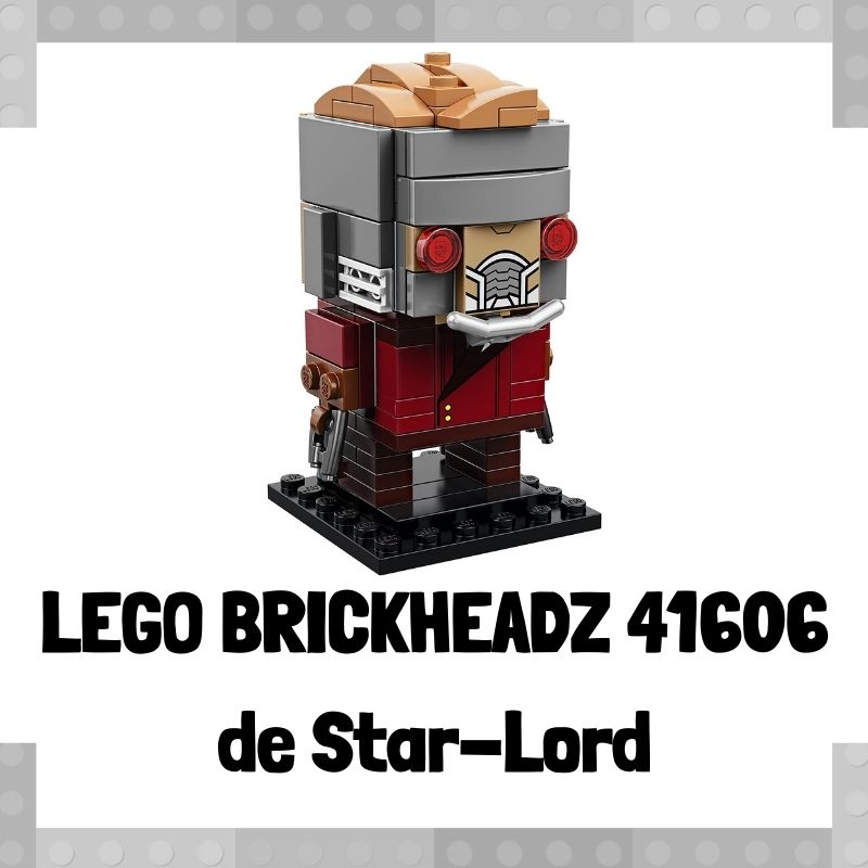 Lee mÃ¡s sobre el artÃ­culo Figura de LEGO Brickheadz 41606 de Star-Lord