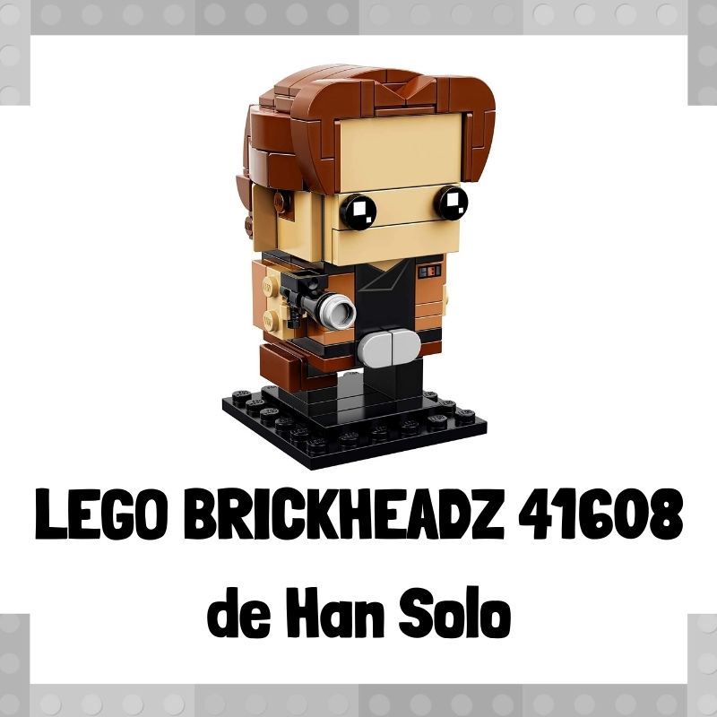 Lee mÃ¡s sobre el artÃ­culo Figura de LEGO Brickheadz 41608 de Han Solo