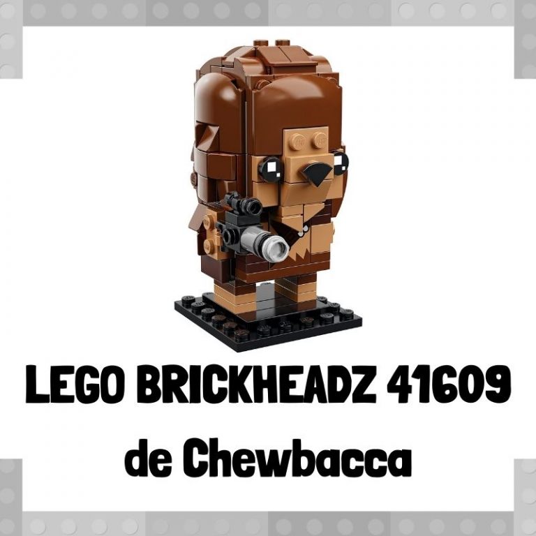 Lee mÃ¡s sobre el artÃ­culo Figura de LEGO Brickheadz 41609 de Chewbacca