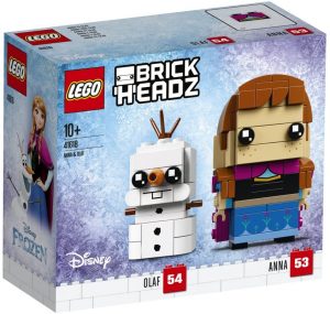Lego Brickheadz 41618 De Anna Y Olaf De Disney