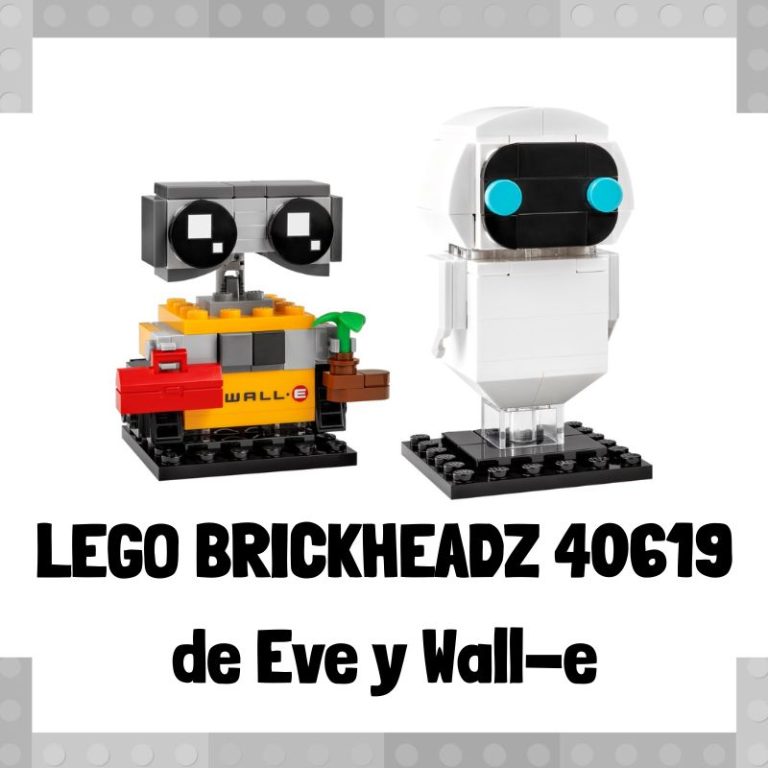 Lee más sobre el artículo Figura de LEGO Brickheadz 40619 de Eve y Wall-e