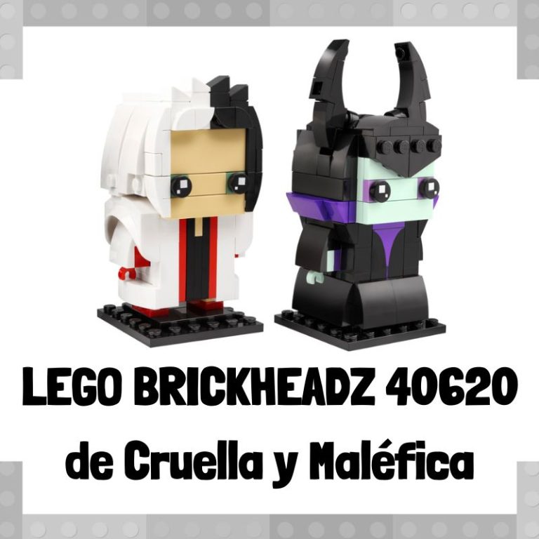 Lee más sobre el artículo Figura de LEGO Brickheadz 40620 de Cruella de Vil y Maléfica