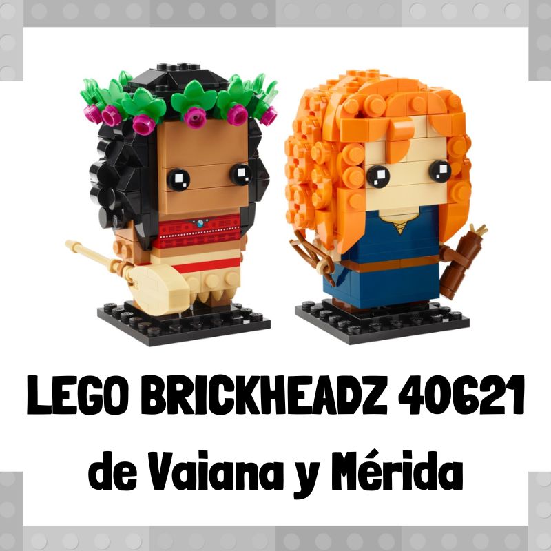 Lee más sobre el artículo Figura de LEGO Brickheadz 40621 de Moana y Mérida