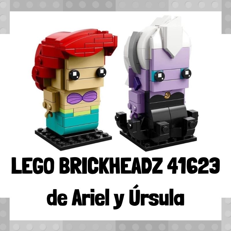 Lee m谩s sobre el art铆culo Figura de LEGO Brickheadz 41623 de Ariel y 脷rsula
