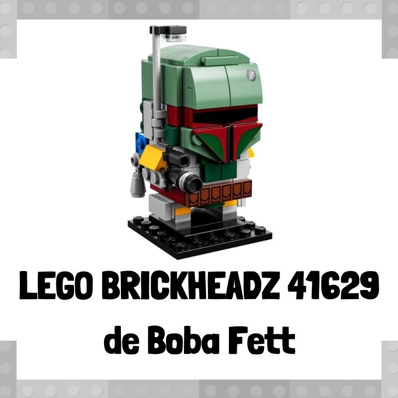 Lee mÃ¡s sobre el artÃ­culo Figura de LEGO Brickheadz 41629 de Boba Fett