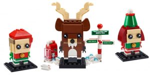 Lego Brickheadz De Reno, Elfo Y Elfillo De Navidad 40353