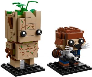 Lego Brickheadz De Rocket Raccoon Y Groot De Marvel 41626