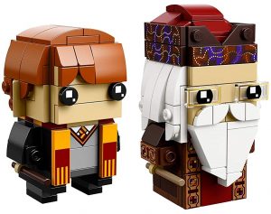 Lego Brickheadz De Ron Weasley Y Albus Dumbledore De Harry Potter 41621