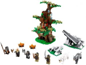 Lego De El Ataque De Los Huargos Del Hobbit De Lego Señor De Los Anillos 79002