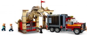 Lego De Fuga De Los Dinosaurios T Rex Y Atrocirraptor De Lego Jurassic World 76948 2