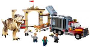 Lego De Fuga De Los Dinosaurios T Rex Y Atrocirraptor De Lego Jurassic World 76948