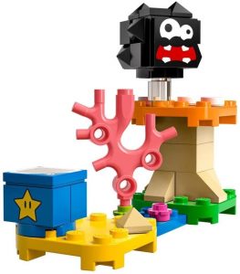 Lego De Fuzzy Y Plataforma Champiñón De Lego Super Mario Bros 30389 2