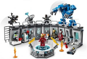 LEGO de Iron man Sala de armaduras de LEGO Marvel 76125