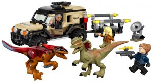 Lego De Transporte Del Pyrorraptor Y El Dilofosaurio Lego Jurassic World 76951