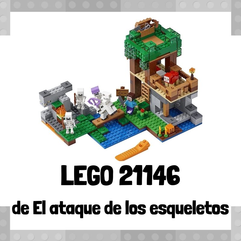Lee mÃ¡s sobre el artÃ­culo Set de LEGO 21146 de El Ataque de los Esqueletos de Minecraft