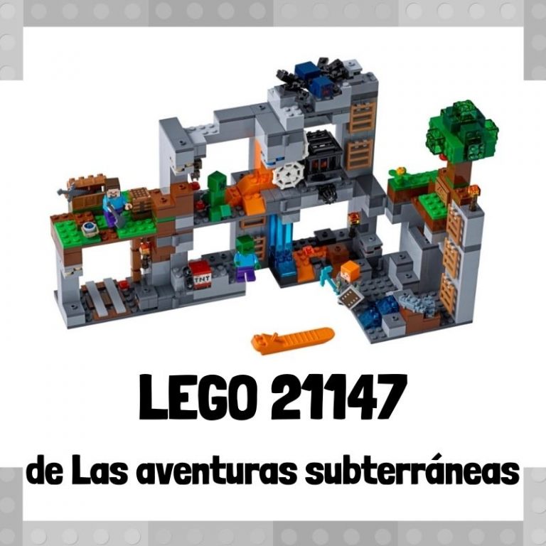 Lee mÃ¡s sobre el artÃ­culo Set de LEGO 21147 de Las aventuras subterrÃ¡neas de Minecraft