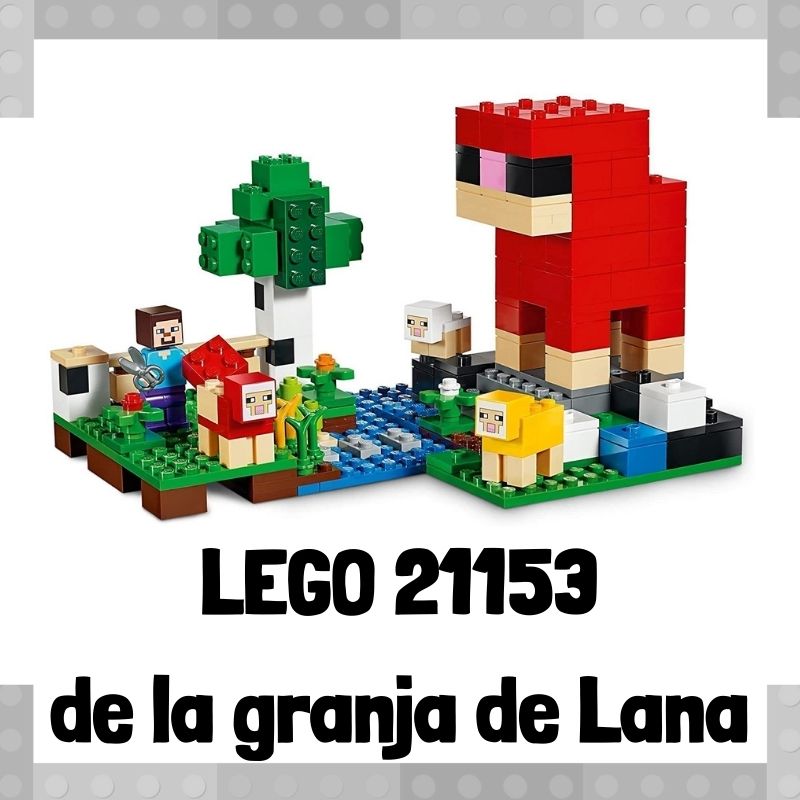 Lee mÃ¡s sobre el artÃ­culo Set de LEGO 21153 de LaÂ GranjaÂ deÂ Lana de Minecraft