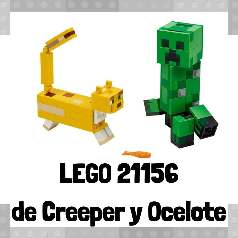 Lee más sobre el artículo Set de LEGO 21156 de Creeper y Ocelote de Minecraft