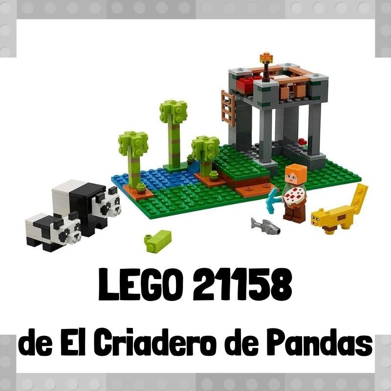 Lee más sobre el artículo Set de LEGO 21158 de El criadero de Pandas de Minecraft