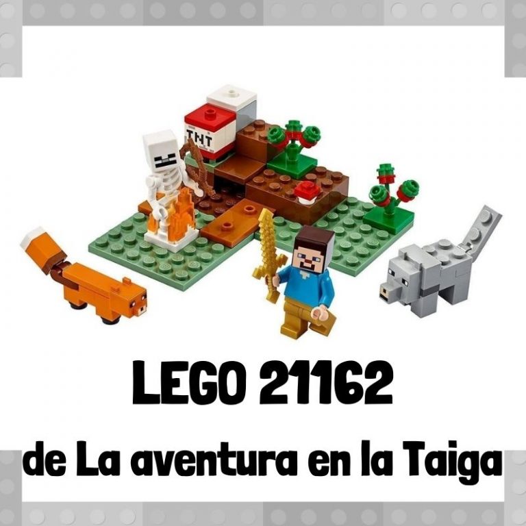 Lee m谩s sobre el art铆culo Set de LEGO 21162 de La aventura en la Taiga de Minecraft
