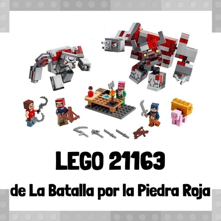 Lee mÃ¡s sobre el artÃ­culo Set de LEGO 21163 de la Batalla por la Piedra Roja de Minecraft