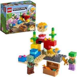 Lego 21164 De El Arrecife De Coral De Minecraft