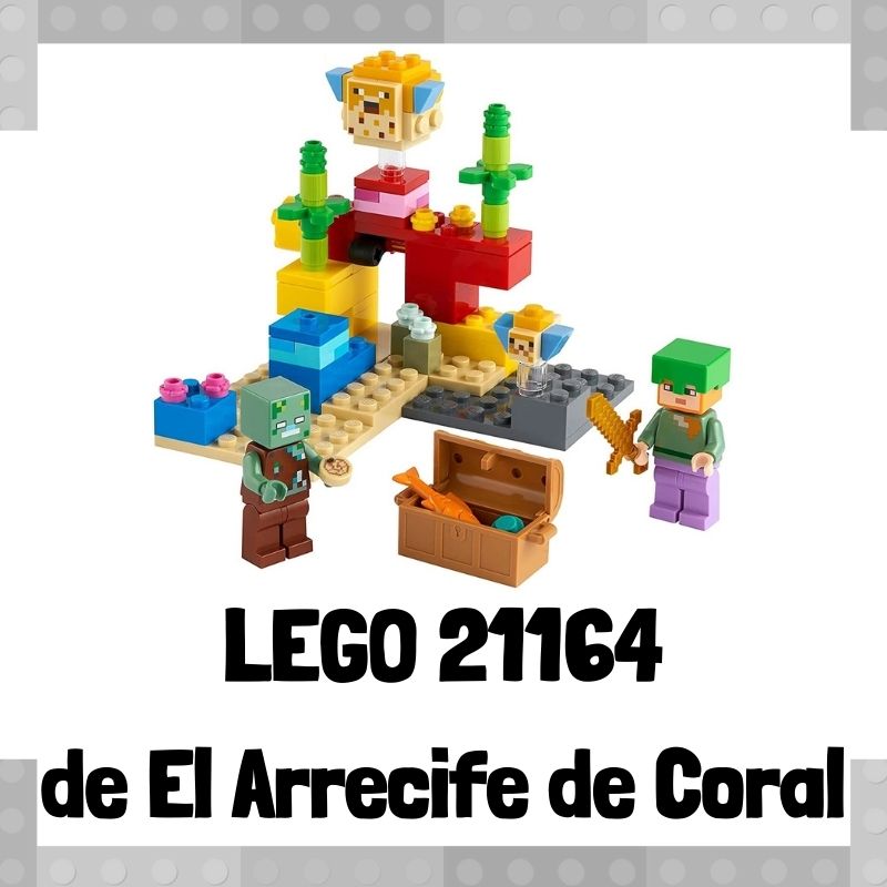 Lee más sobre el artículo Set de LEGO 21164 de El arrecife de coral de Minecraft