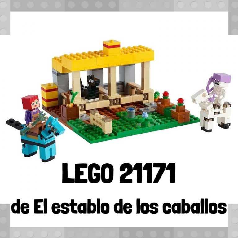 Lee m谩s sobre el art铆culo Set de LEGO 21171 de El Establo de los Caballos de Minecraft
