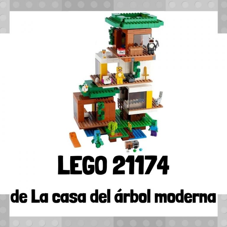 Lee mÃ¡s sobre el artÃ­culo Set de LEGO 21174 de La Casa del Ã¡rbol moderna de Minecraft