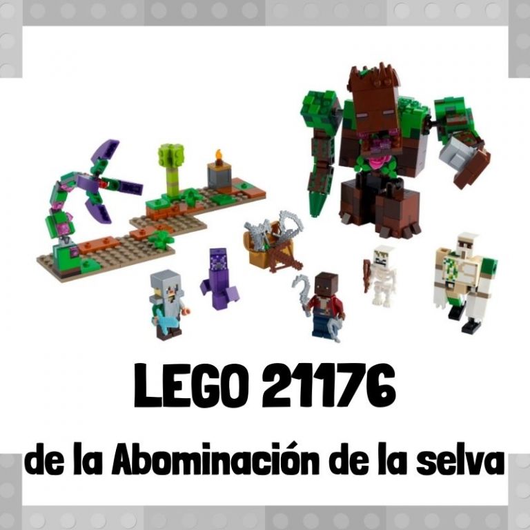 Lee más sobre el artículo Set de LEGO 21176 de la Abominación de la Selva de Minecraft