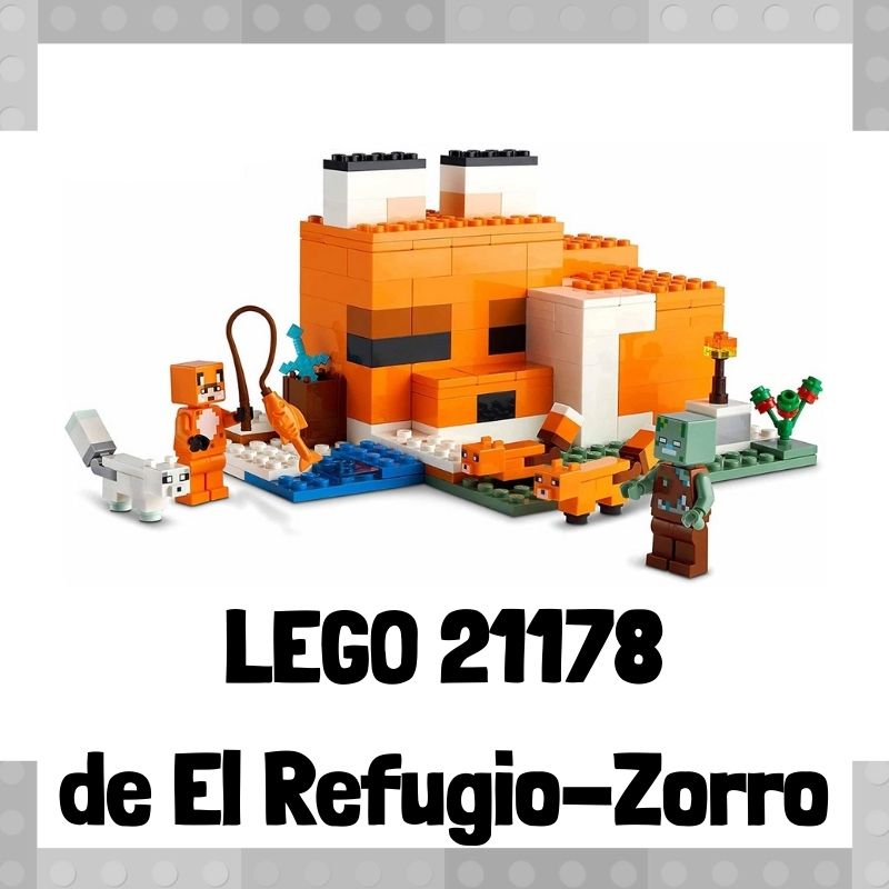 Lee mÃ¡s sobre el artÃ­culo Set de LEGO 21178 de El Refugio-Zorro de Minecraft